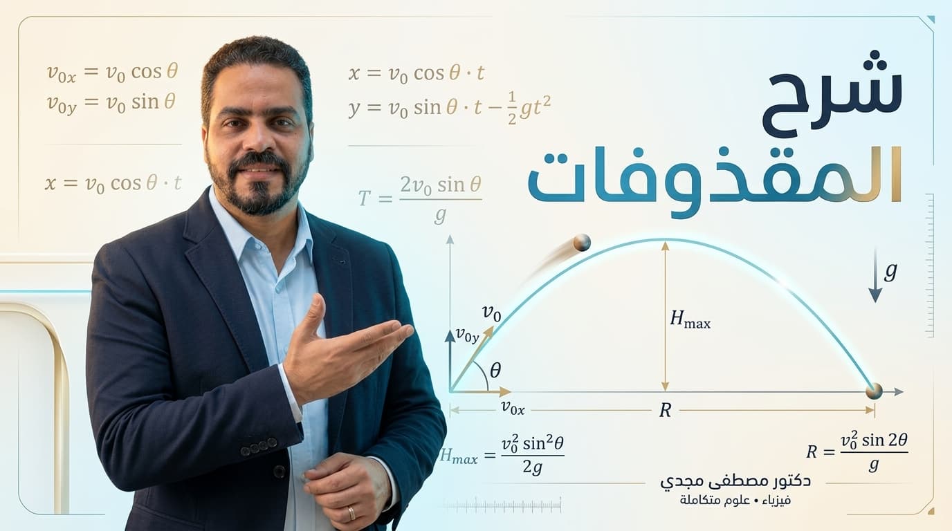 غلاف محاضره المقذوفات 